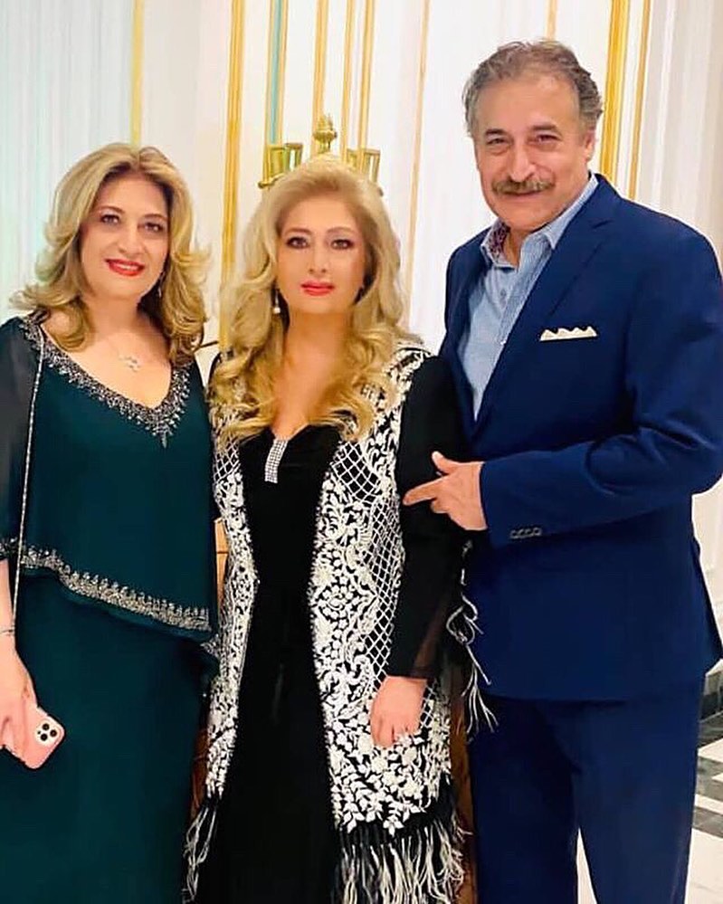 عکس لیلا فروهر و همسرش 