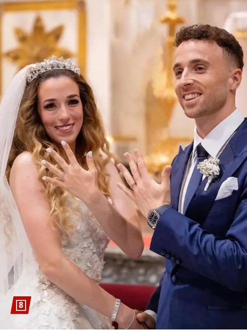 عکس دیگو ژوتا با همسرش