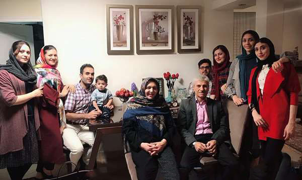 عکس خانوادگی ناهید کیانی
