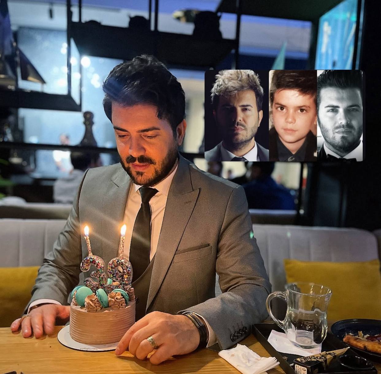 عکس تولد مصطفی یگانه عکس تولد مصطفی یگانه