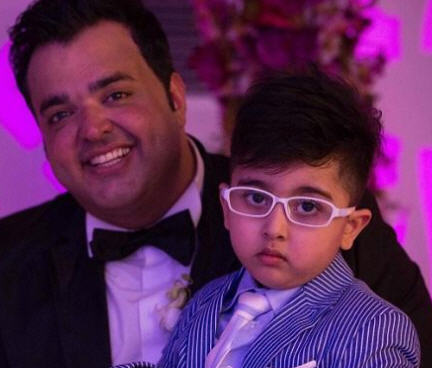 عکس سعید عرب و پسرش
