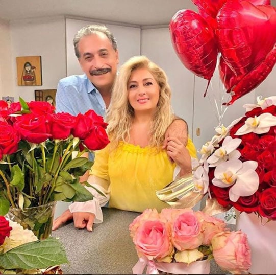 عکس لیلا فروهر و همسرش 