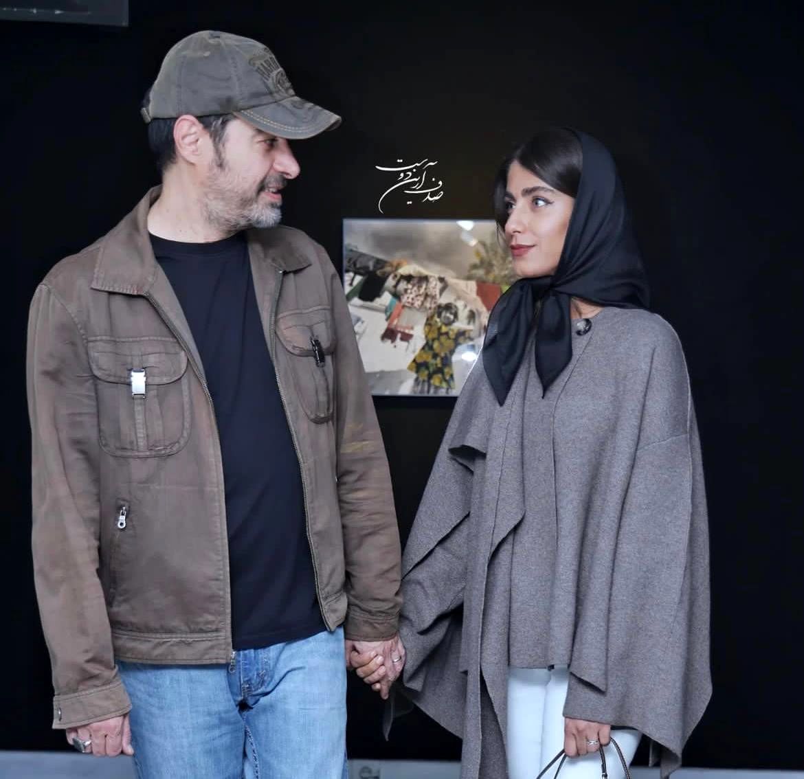 عکس شهاب حسینی و همسرش