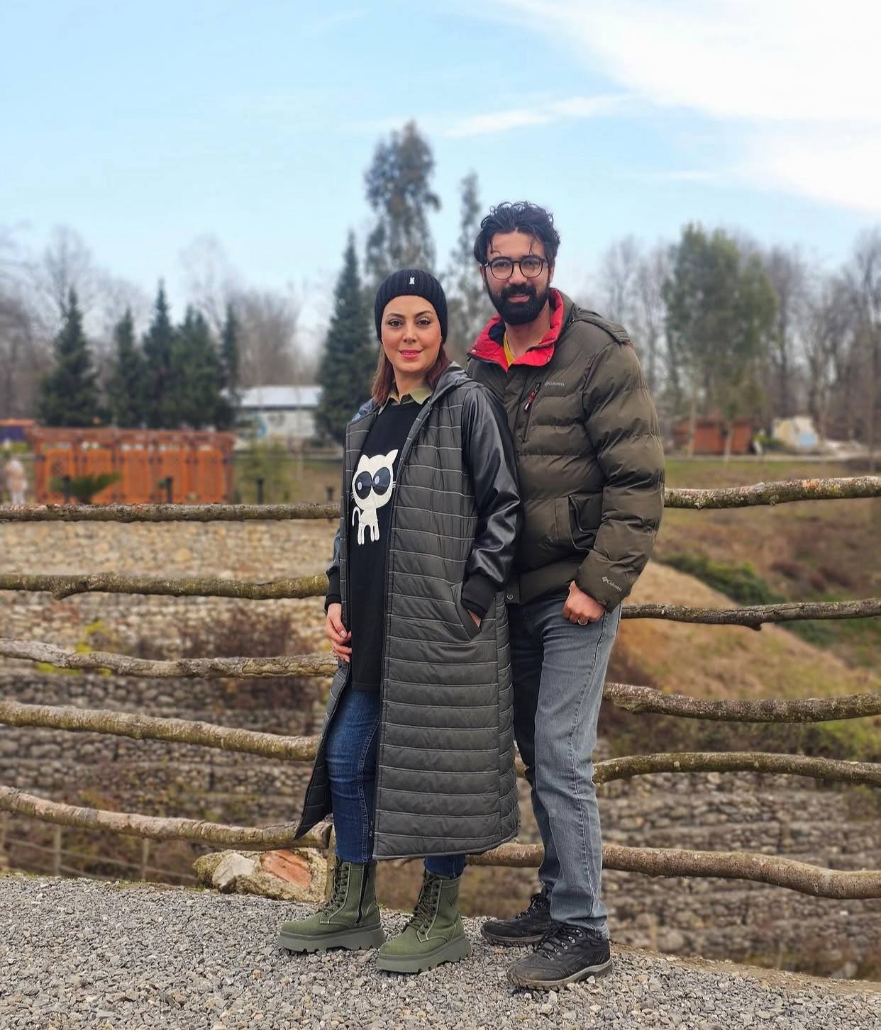 عکس نیلوفر شهیدی و همسرش عکس نیلوفر شهیدی و همسرش