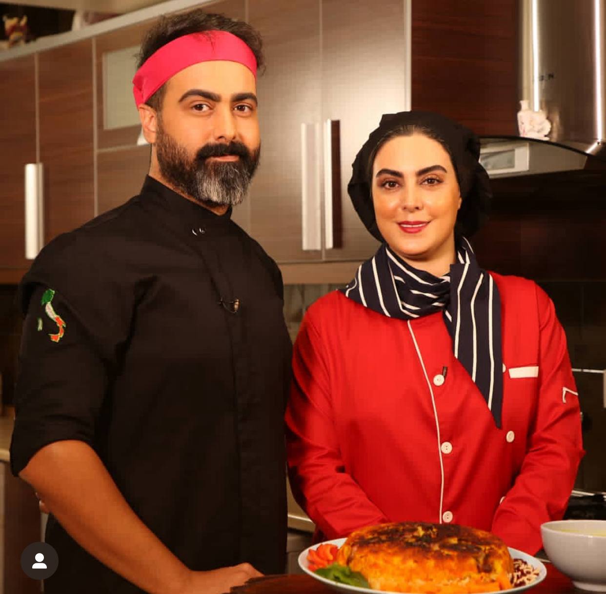 عکس نیلوفر شهیدی آشپزی