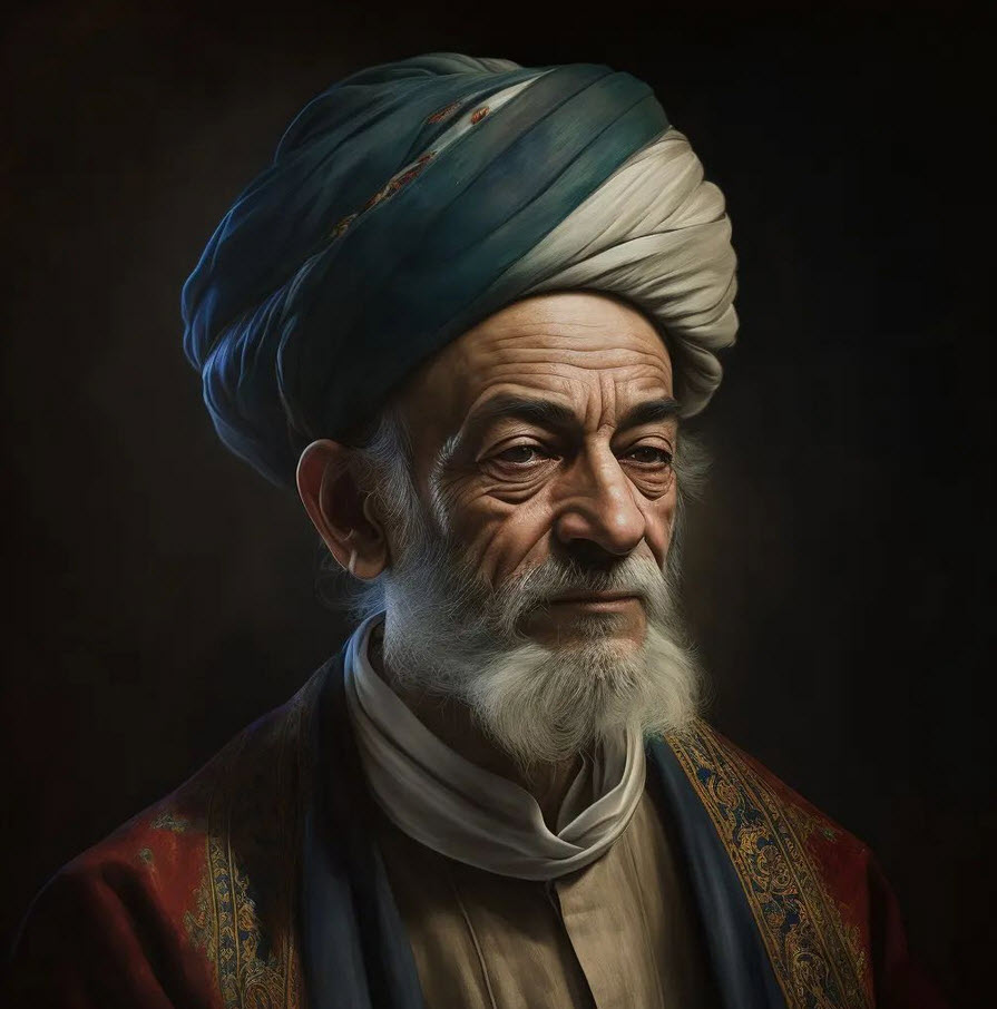 عکس حافظ شیرازی هوش مصنوعی